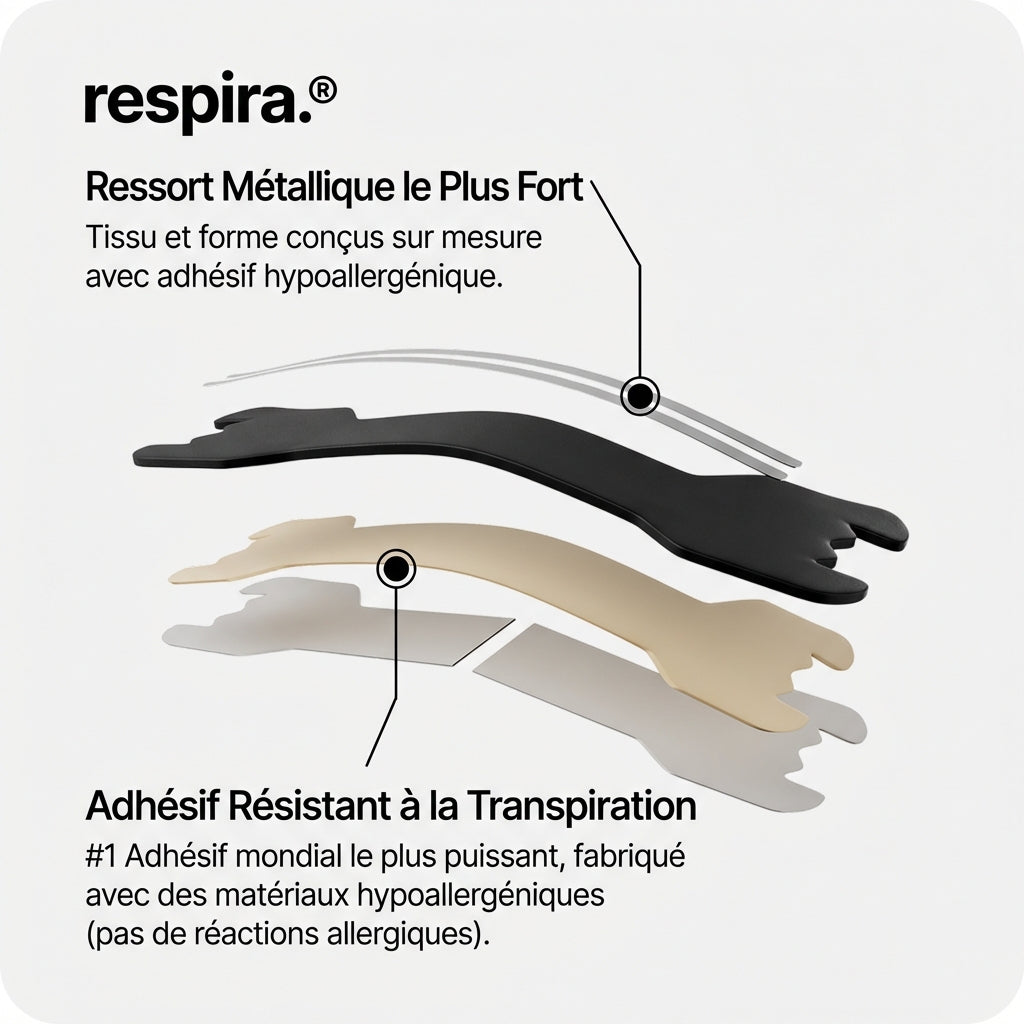 Respira® : bandes nasales sport & sommeil