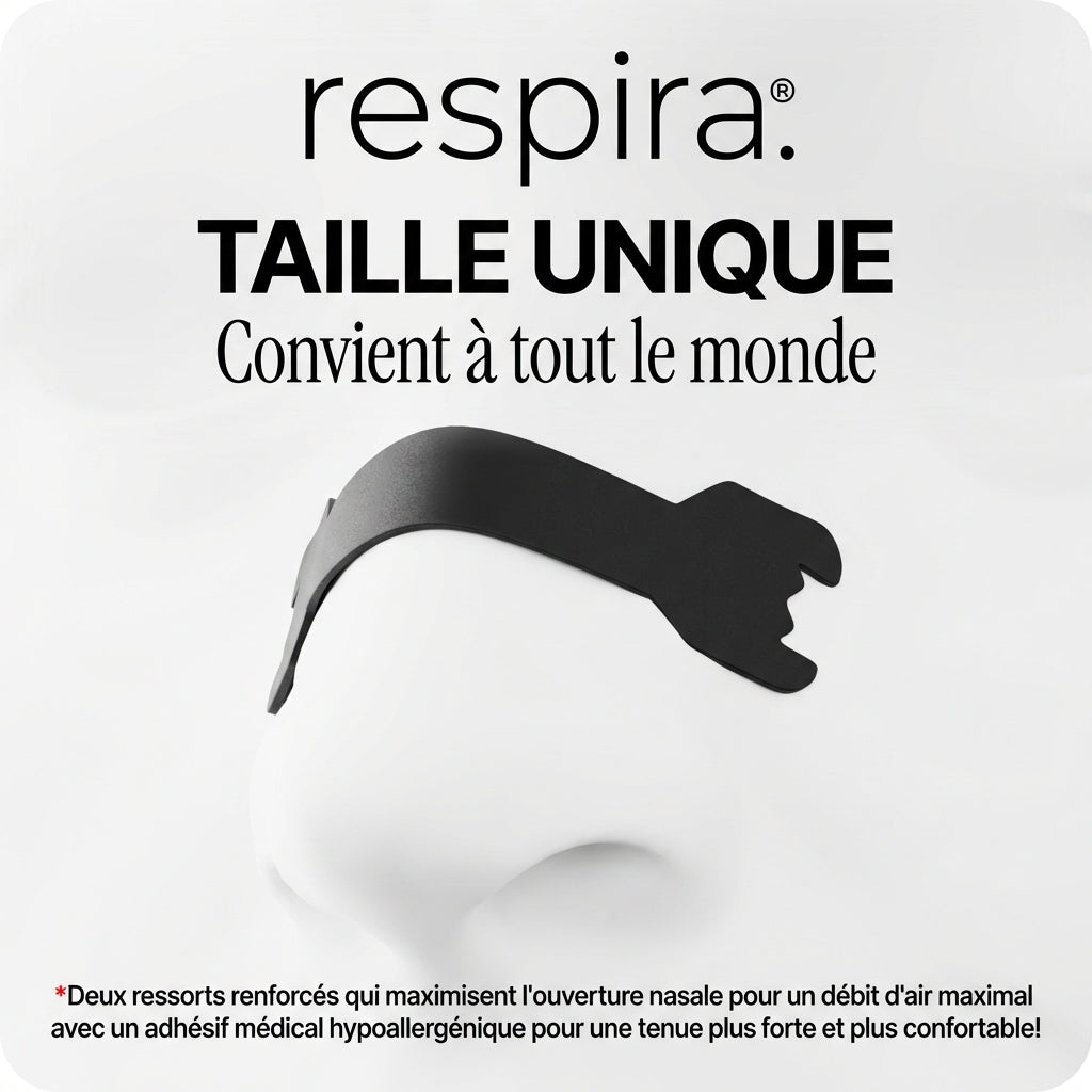 Respira® : bandes nasales sport & sommeil